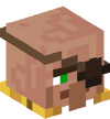 Head — Weaponsmith Villager — 32942