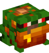 Head — Exploding Frog (bronze)