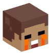 Head — Emoticon Herobrine (Crying)