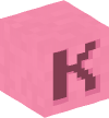 Голова — Розовый блок — K