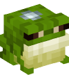 Head — Common Frog (silver)