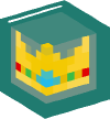 Head — Crown Icon (cyan) — 61404