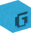 Голова — Светло-голубой блок — G
