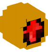 Голова — Желтый Светофор - Прямая стрелка (красный)