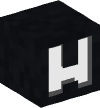 Head — Black W