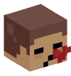 Head — Emoticon Herobrine (Kissy)