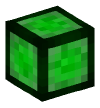 Голова — Необычный куб (зеленый)