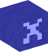 Голова — Голубой блок — X
