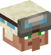 Head — Armorer Villager — 29739