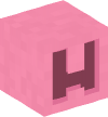 Голова — Розовый блок — W