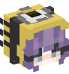 Head — Girl in Minion Costume