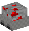 Head — Minecart with Redstone Ore