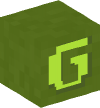 头 — 绿色G — 10263