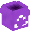Head — Recycling Bin (purple, empty)
