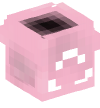 Head — Recycling Bin (pink, empty)