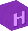 头 — 紫色H — 9506