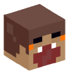 Head — Emoticon Herobrine (Bawling)