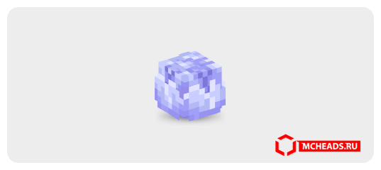 Flower (blue) — Minecraft head