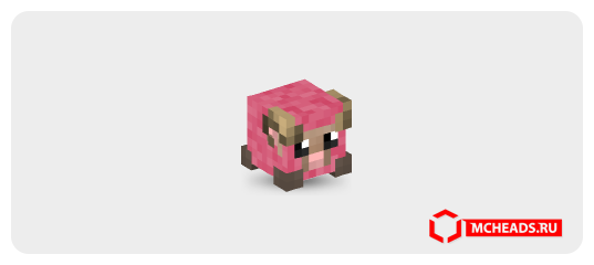 Baby Aries (Cherry) — Minecraft head