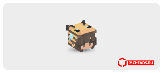 Girl in Bee Costume — 80770 — Minecraft head