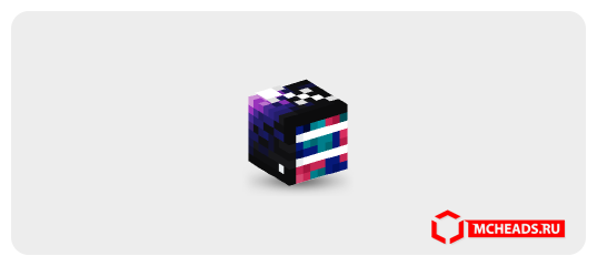 Galaxy Cake (Slice) — Minecraft head