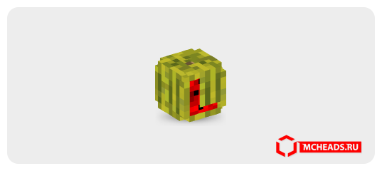 Watermelon L — Minecraft head