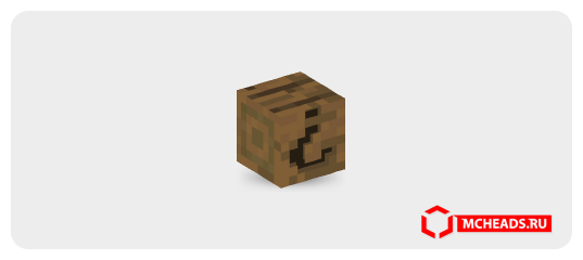 Spruce Reverse Question Mark — Minecraft head