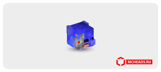 Cyborg Galaxy Doge — Minecraft head