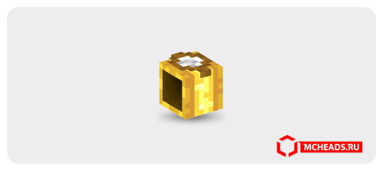 Golden Ring (white) — Minecraft head