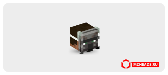 Man with Ravager Mask — Minecraft head