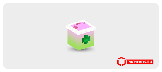 Matcha Pink Drink — Minecraft head