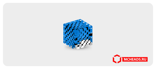 Minecraft Whale Colouring In Scattered Blue Whale — Minecraft head