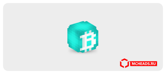 Bitcoin — Minecraft head