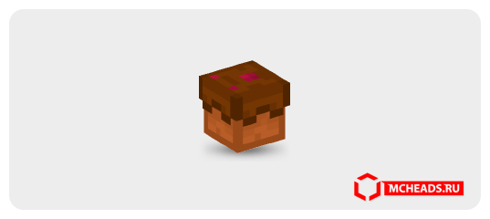 Chocolate Cake — 437 — Minecraft head