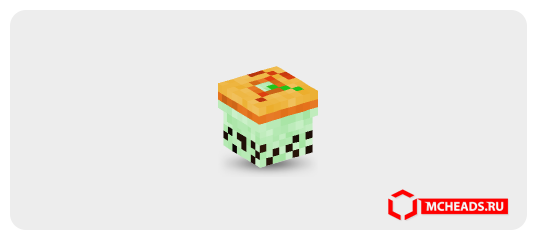 Matcha Bubble Tea — Minecraft head