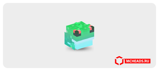 Frog (green) — Minecraft head