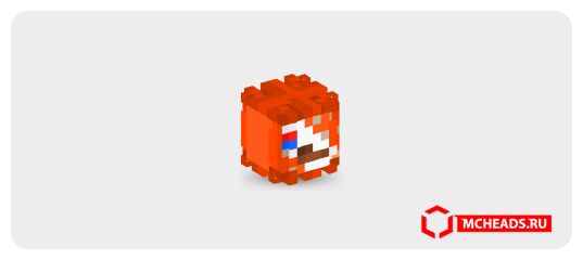 Chex Mix (Muddy Buddies) — Minecraft head