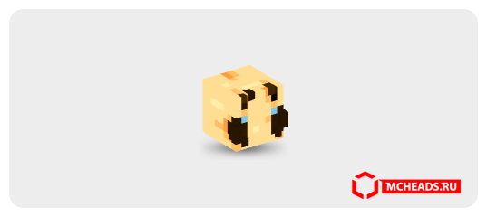 Bee Head — Minecraft head