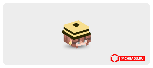 Girl with Bee Hat — 53112 — Minecraft head