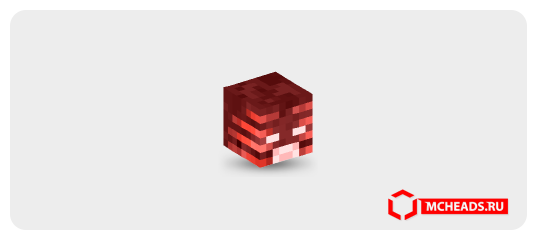 Red Wither — Minecraft head