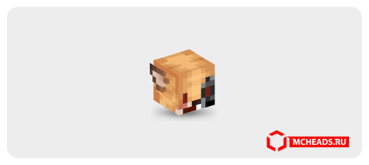 Cyborg Fox — Minecraft head