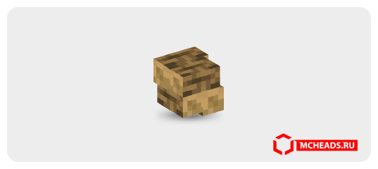 Stack of Logs — Minecraft head