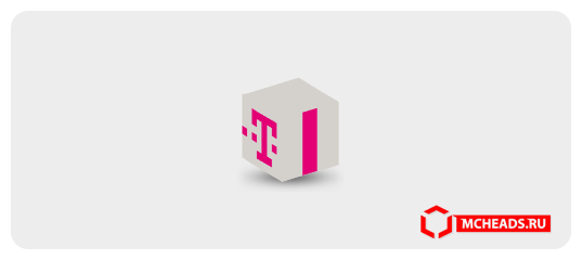 Telecom Minecraft Telekom Logo — Minecraft head