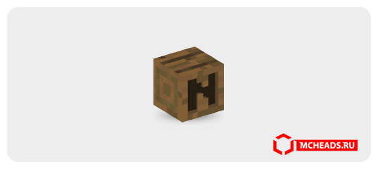 Spruce N — 10954 — Minecraft head