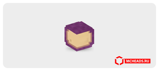 Syrah Soaked Toscano Cheese Wheel — Minecraft head