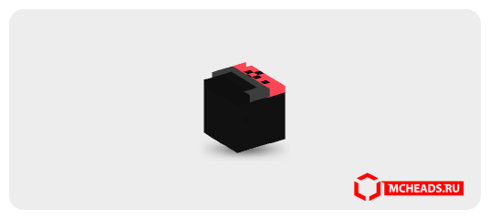 Nintendo Switch (Красный Джойкон) — Голова Майнкрафт
