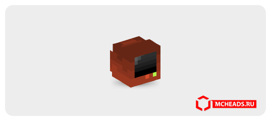 Monitor (scarlet) — Minecraft head
