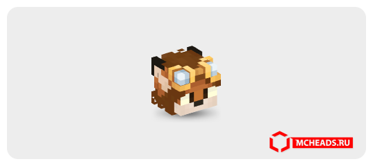 Fox Pilot — Minecraft head