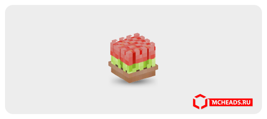 Potted Tulips (Red) — Minecraft head