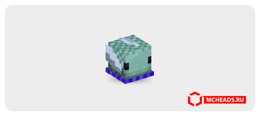 Fish On A Plate (Blue) — Minecraft head